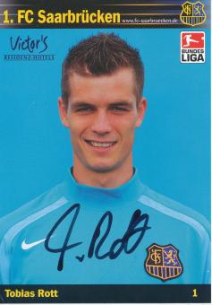 Tobias Rott   2005/2006   FC Saarbrücken Fußball  Autogrammkarte original signiert 