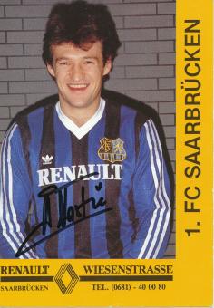 Aleksandar Krstic  1988/1989  FC Saarbrücken Fußball  Autogrammkarte original signiert 
