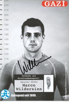 Marco Wildersinn  2007/2008  Stuttgarter Kickers Fußball Autogrammkarte original signiert 