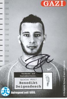 Benedikt Deigendesch  2007/2008  Stuttgarter Kickers Fußball Autogrammkarte original signiert 