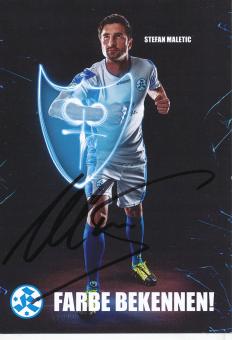 Stefan Maletic  2013/2014  Stuttgarter Kickers Fußball Autogrammkarte original signiert 
