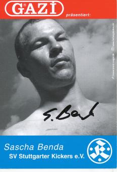 Sascha Benda  2002/2003  Stuttgarter Kickers Fußball Autogrammkarte original signiert 