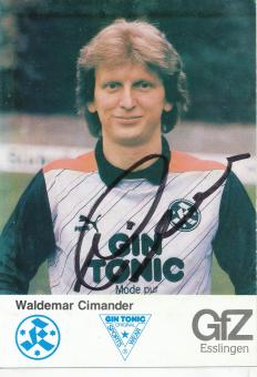 Waldemar Cimander  1988/1989  Stuttgarter Kickers Fußball Autogrammkarte original signiert 