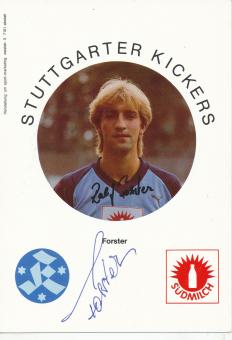 Ralf Forster  1983/1984  Stuttgarter Kickers Fußball Autogrammkarte original signiert 