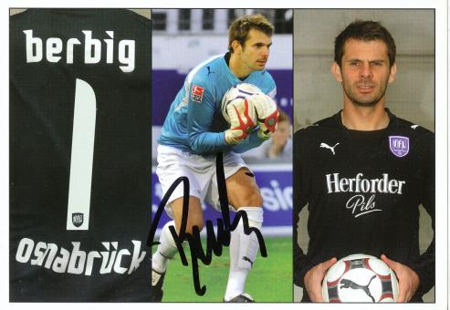 Tino Berbig  VFL Osnabrück  2008/2009  Fußball Autogrammkarte original signiert 