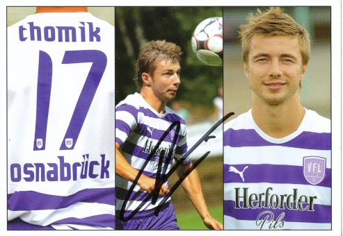 Paul Thomik  VFL Osnabrück  2008/2009  Fußball Autogrammkarte original signiert 