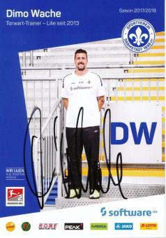 Dimo Wache   2017/2018  SV Darmstadt 98  Fußball Autogrammkarte original signiert 