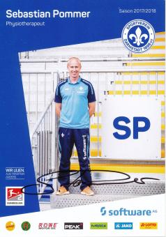 Sebastian Pommer   2017/2018  SV Darmstadt 98  Fußball Autogrammkarte original signiert 