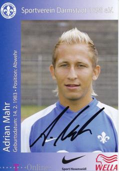 Adrian Mahr  2005/2006  SV Darmstadt 98  Fußball Autogrammkarte original signiert 