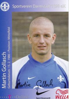 Martin Gollasch  2005/2006  SV Darmstadt 98  Fußball Autogrammkarte original signiert 