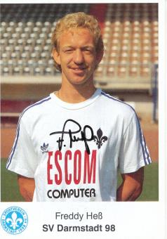 Freddy Hess    SV Darmstadt 98  Fußball Autogrammkarte original signiert 