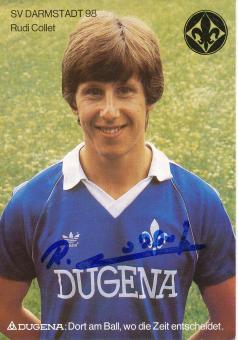 Rudi Collet  SV Darmstadt 98  Fußball Autogrammkarte original signiert 