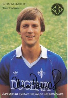Oliver Posniak  SV Darmstadt 98  Fußball Autogrammkarte original signiert 