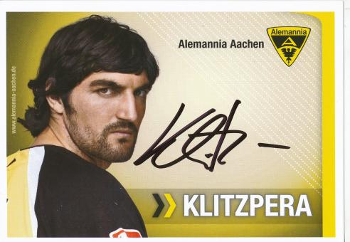 Alexander Klitzpera  2007/2008  Alemannia Aachen  Fußball Autogrammkarte original signiert 