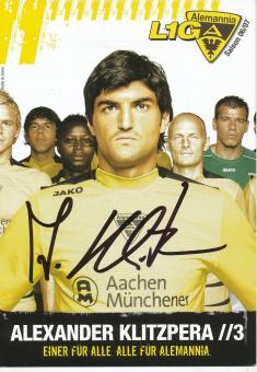 Alexander Klitzpera  2006/2007  Alemannia Aachen  Fußball Autogrammkarte original signiert 