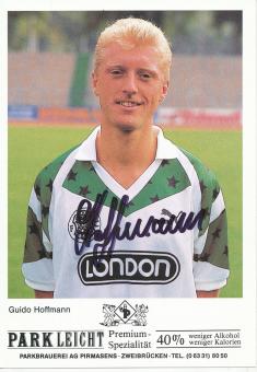 Guido Hoffmann  1989/1990 FC Homburg  Fußball Autogrammkarte original signiert 