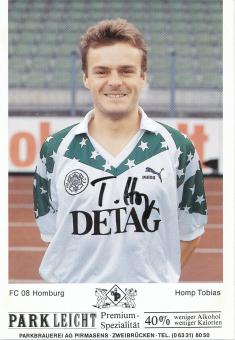 Tobias Homp  1990/1991   FC Homburg  Fußball Autogrammkarte original signiert 