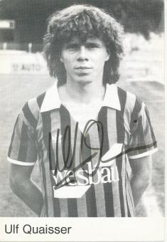 Ulf Quaisser 1981/1982  SV Waldhof Mannheim  Fußball Autogrammkarte original signiert 