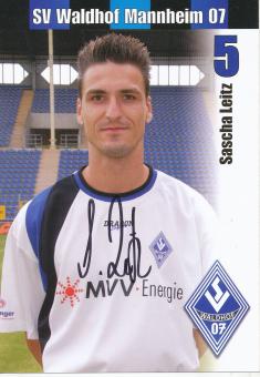 Sascha Leitz  2005/2006  SV Waldhof Mannheim  Fußball Autogrammkarte original signiert 