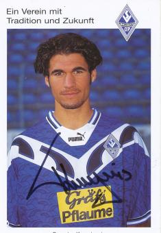 Georgios Karagiannis  1995/1996  SV Waldhof Mannheim  Fußball Autogrammkarte original signiert 