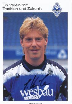 Jörg Kirsten  1994/1995  SV Waldhof Mannheim  Fußball Autogrammkarte original signiert 