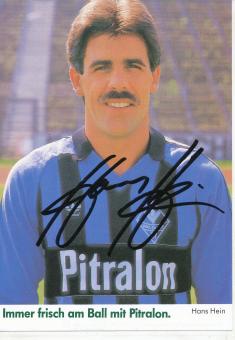 Hans Hein  1985/1986  SV Waldhof Mannheim  Fußball Autogrammkarte original signiert 