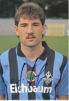 Lutz Hofmann  1990/1991  SV Waldhof Mannheim  Fußball Autogrammkarte original signiert 