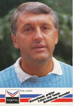 Felix Latzke  1987/1988  SV Waldhof Mannheim  Fußball Autogrammkarte original signiert 