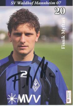 Fisnik Myftari  2007/2008  SV Waldhof Mannheim  Fußball Autogrammkarte original signiert 