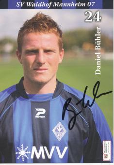 Daniel Bühler  2007/2008  SV Waldhof Mannheim  Fußball Autogrammkarte original signiert 