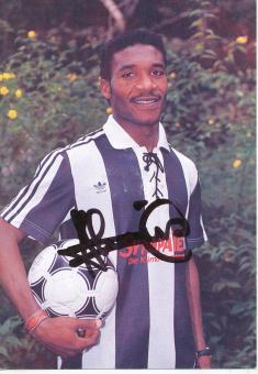 Ali Ibrahim  1990/1991  SG Wattenscheid 09  Fußball Autogrammkarte original signiert 