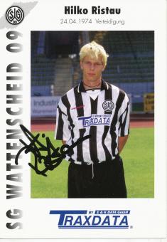 Hilko Ristau  1998/1999  SG Wattenscheid 09  Fußball Autogrammkarte original signiert 
