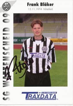 Frank Bläker  1998/1999  SG Wattenscheid 09  Fußball Autogrammkarte original signiert 