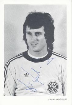Jürgen Jendrossek  SG Wattenscheid 09  Fußball Autogrammkarte original signiert 