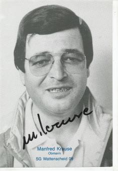 Manfred Krause  1988/1989  SG Wattenscheid 09  Fußball Autogrammkarte original signiert 