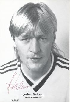Jochen Terhaar  1986/1987  SG Wattenscheid 09  Fußball Autogrammkarte original signiert 