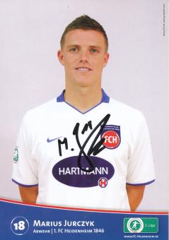 Marius Jurczyk  2009/2010  FC Heidenheim  Fußball Autogrammkarte original signiert 