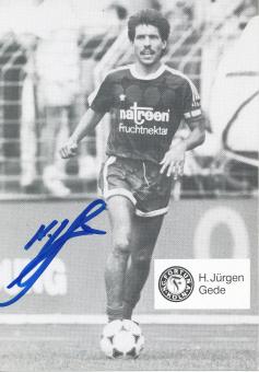 Hans Jürgen Gede  1989/1990  SC Fortuna Köln  Fußball Autogrammkarte original signiert 