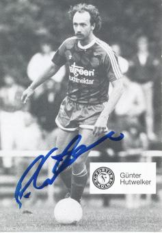 Günter Hutwelker  1989/1990  SC Fortuna Köln  Fußball Autogrammkarte original signiert 