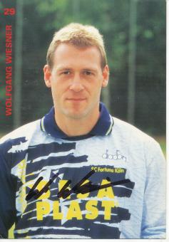 Wolfgang Wiesner  1996/1997  SC Fortuna Köln  Fußball Autogrammkarte original signiert 