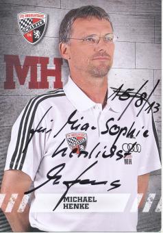 Michael Henke  2012/2013  FC Ingolstadt  Fußball Autogrammkarte original signiert 