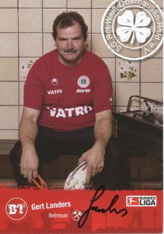 Gert Landers   2008/2009  Rot Weiß Oberhausen  Fußball Autogrammkarte original signiert 