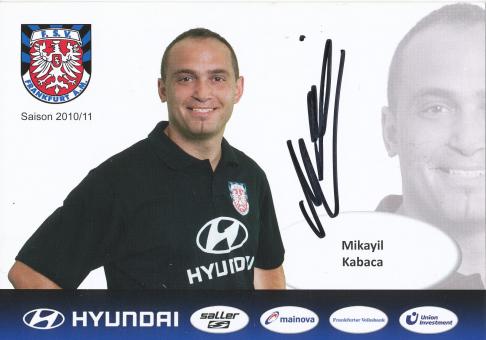Mikayil Kabaca  2010/2011 FSV Frankfurt  Fußball Autogrammkarte original signiert 