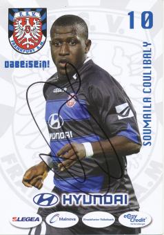 Soumaila Coulibaly  2009/2010  FSV Frankfurt  Fußball Autogrammkarte original signiert 