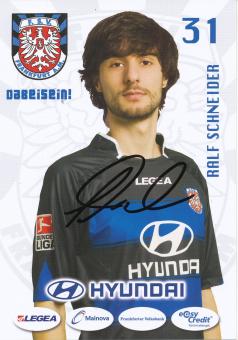 Ralf Schneider  2009/2010  FSV Frankfurt  Fußball Autogrammkarte original signiert 