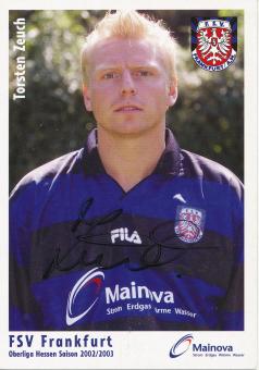 Torsten Zeuch  2002/2003  FSV Frankfurt  Fußball Autogrammkarte original signiert 