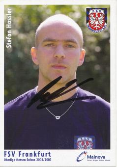 Stefan Hassler  2002/2003  FSV Frankfurt  Fußball Autogrammkarte original signiert 
