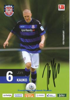 Jani Kauko 2013/2014  FSV Frankfurt  Fußball Autogrammkarte original signiert 