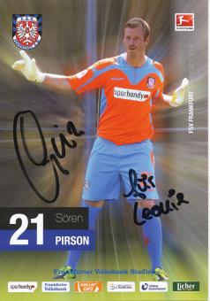 Sören Pirson  2013/2014  FSV Frankfurt  Fußball Autogrammkarte original signiert 