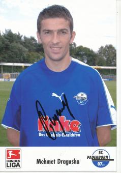 Mehmet Dragusha  2005/2006  SC Paderborn Fußball Autogrammkarte original signiert 